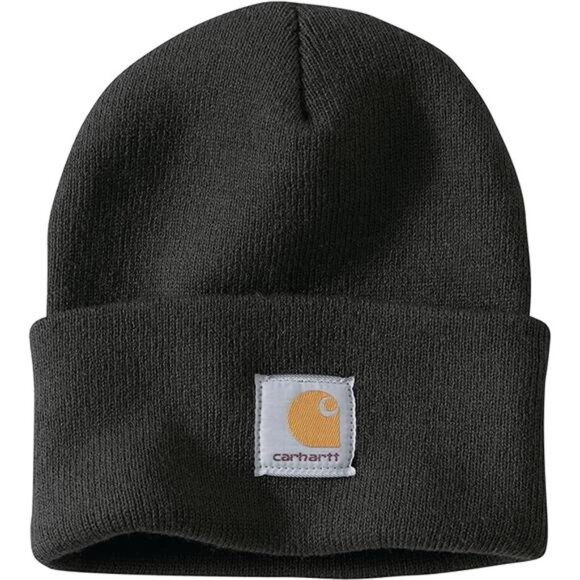 Carhartt Men's Knit Cuffed Beanie (Black) - Picture 2 of 2